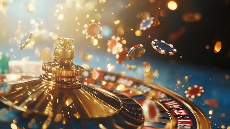 Live casino table and slot game interface